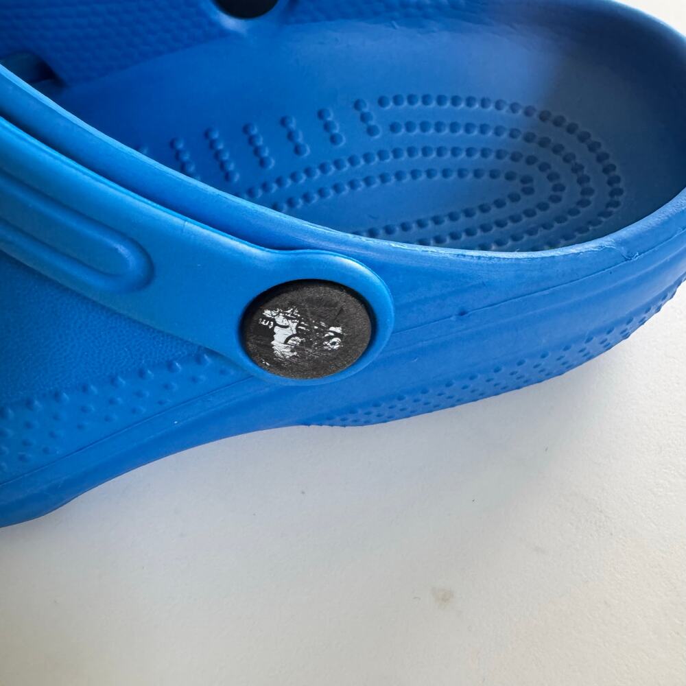 Crocs Classic Clog Youth J1 Blue Kids Slip-On Casual Water Beach Shoes - Picture 7 of 11